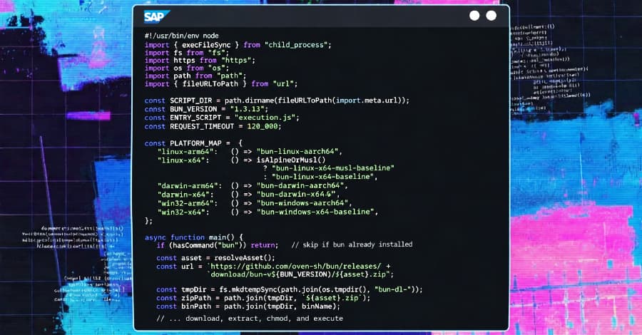 Credential-Stealing Malware Targets SAP-Related npm Packages